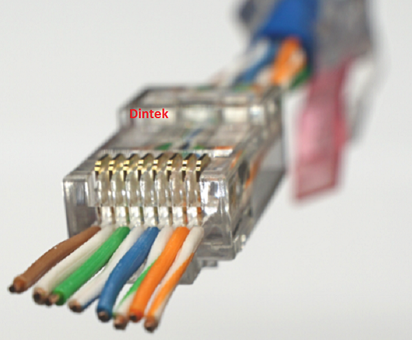 Đầu bấm, Hạt mạng RJ45 Xuyên thấu Dintek cao cấp